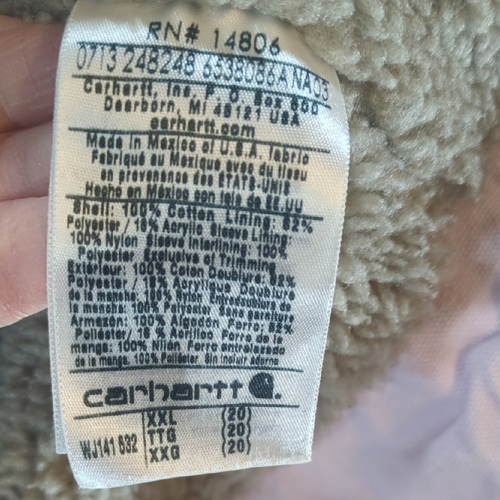 Carhartt Women's Pale Pink Utility Jacket - Picture 10 of 12